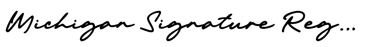 Michigan Signature Regular